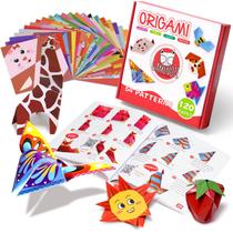 Kit Origami Gamenote Colorful 54 projetos com 120 papéis 4+