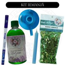 Kit Orixás com 1 Alfazema 500mL Banho de Ervas 40g 1 Castiçal 1 Vela 1 Caixa Incenso Kit Orixás com 1 Alfazema 500mL Banho de Ervas 40g 1 Castiçal 1 Vela 1 Caixa Incenso
