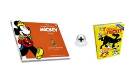Kit Os Anos de Ouro de Mickey O Monarca de Medioka e Manual do Mickey Quadrinhos Walt Disney Edição de Colecionador Capa Dura