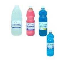 Kit os melhores (flotador 2l + sabao querosene 1l + removedor rosa 1l + limpador bambu 1l) Kit os melhores (flotador 2l + sabao querosene 1l + removedor rosa 1l + limpador bambu 1l)