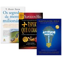 Kit Os Segredos Da Mente Milionária + Mais Esperto que o Diabo + Atitude Mental Positiva