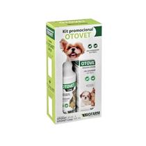 Kit Otovet 20 ml+ Otovet Limp 100ml Tratamento Auditivo Biofarm