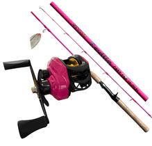 Kit Ottoni Rosa Carretilha 300 3 ROL + Vara 25 LBS Leve Kit Ottoni Rosa Carretilha 300 3 ROL + Vara 25 LBS Leve