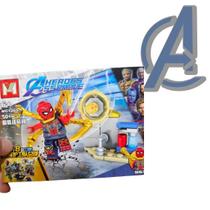 Kit ou Unidade Blocos de Montar Super Heróis 8 Personagens Cenário Completo Kit ou Unidade Blocos de Montar Super Heróis 8 Personagens Cenário Completo