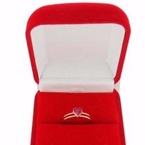 Kit Ouro 18k Anel+ Brinco Argola E Estrela+ Pingente Coração