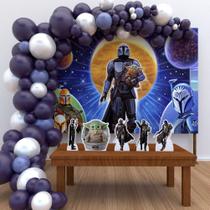 Kit Ouro Festa Aniversário Mandalorian -IMPAKTO VISUAL Kit Ouro Festa Aniversário Mandalorian -IMPAKTO VISUAL