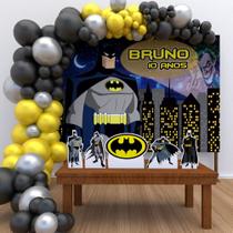 Kit Ouro Personalizado Festa Aniversário Batman 01-IMPAKTO VISUAL
