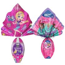 Kit Ovo De Páscoa Polly Pocket Chocolate 80G + Barbie 166G - Zuza