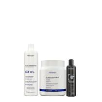Kit Ox 40 Pó Descolorante Azul e Matizador Black Prohall