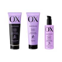 Kit Ox Glicolico Cond 240Ml+Shamp 240Ml + Acidificante 200Ml