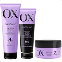 Kit Ox Glicólico: Shampoo E Condicionador + Máscara 170Ml