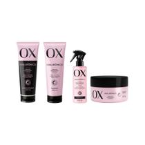 Kit Ox Hialuronico Cond+Sh 240Ml+Masc 300G+Desembaraçador