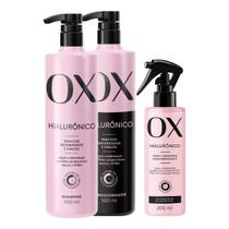 Kit Ox Hialurônico Duo 500ml Spray Desembaraçante 200Ml