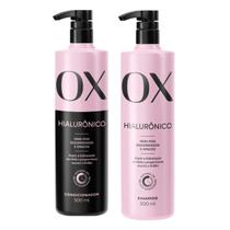 Kit Ox Hialurônico Shampoo Condicionador 500ml