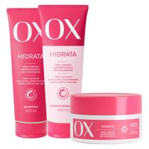 Kit Ox Hidrata Duo 400Ml Máscara De Tratamento 300G