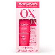 Kit OX Hidrata Shampoo 375ml E Condicionador 170ml