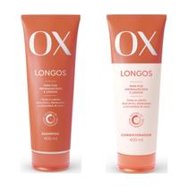 Kit OX Longos Shampoo e Condicionador 400ml cada