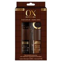 Kit Ox Mari Maria Glow Duo Chocolate: Óleo Capilar E Gloss