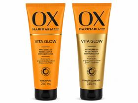 Kit OX Marimaria hair Vita Glow Shampoo 240ml e Condicionador 240ml Kit OX Marimaria hair Vita Glow Shampoo 240ml e Condicionador 240ml