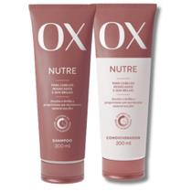 KIT OX NUTRE Shampoo e Condicionador 200ML Nutrição Cabelos Ressecados e Sem Brilho Nutrição