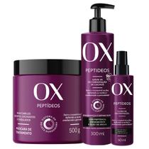 Kit Ox Peptídeos Tratamento Completo de Cachos Kit Ox Peptídeos Tratamento Completo de Cachos