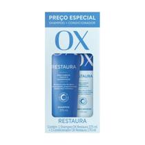 Kit Ox Restaura Shampoo 375ml E Condicionador 170ml Kit Ox Restaura Shampoo 375ml E Condicionador 170ml