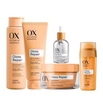 Kit Ox Science Mari Maria Gloss Repair - Completo 5 produtos Kit Ox Science Mari Maria Gloss Repair - Completo 5 produtos