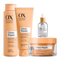 Kit Ox Science Mari Maria Gloss Repair Sh+Cond+Masc+Oleo