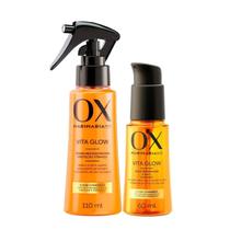 Kit Ox Sérum Mari Maria Vita Glow 100ml E Óleo Capilar Ox Mari Maria Vita Glow 60ml
