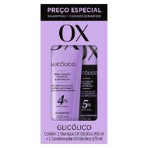 Kit Ox Shampoo 200ml + Condicionador 170ml 4% Glicólico