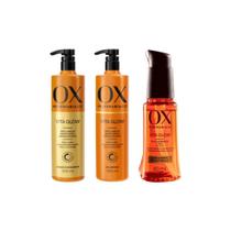 Kit Ox Vita Glow Mari Maria Condicionador + Shampoo + Oleo