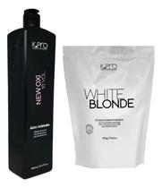 Kit Oxi 10 Volumes 900ml e Pó White Blond 500g Kpro