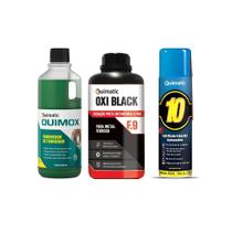 Kit Oxidacao A Frio Quimox, Oxi Black F10 E Quimatic 10