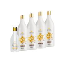 Kit Oxidante Estabilizada 4 Ox Água Oxigenada com Plex Creme Kit Oxidante Estabilizada 4 Ox Água Oxigenada com Plex Creme