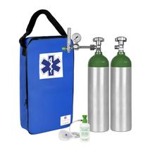 Kit Oxigênio 3L 2 Cilindros Bolsa Royal Kit Oxigênio 3L 2 Cilindros Bolsa Royal