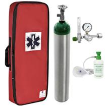 Kit Oxigênio Centercor 5L Sem Carga Vermelho