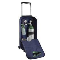 Kit Oxigênio Portátil 3 Litros Bolsa Marinho com Rodinhas Sem Carga Kit Oxigênio Portátil 3 Litros Bolsa Marinho com Rodinhas Sem Carga