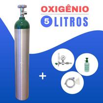Kit Oxigênio Portátil 5 Litros Alumínio - Sem Carga - Constamed