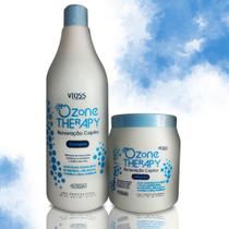 Kit Ozone Therapy, Shampoo E Máscara Para Cabelos Renovados Kit Ozone Therapy, Shampoo E Máscara Para Cabelos Renovados