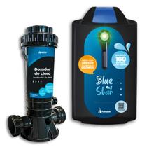 KIT Ozônio Panozon 2000 e Dosador de Cloro Piscina até 50.000 Litros