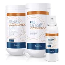 Kit Ozônio Premium Corporal 3 Itens Ação Lipolítica Lakma
