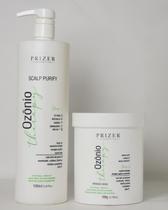 Kit Ozônio Therapy Detox Shampoo 1L Máscara 900gr Profissional Prizer