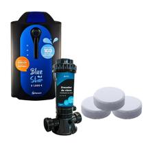 Kit Ozôzio Com Dosador e Pastilhas de Cloro Para Piscina até 25m³ Kit Ozôzio Com Dosador e Pastilhas de Cloro Para Piscina até 25m³