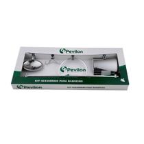 Kit P/ Banheiro Verona 5 Peças 5120 Cromado - Pevilon