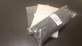 Kit p/Encadernação 300 uns A4 TRANSPARENTE LINE + PRETO COURO + ESPIRAIS