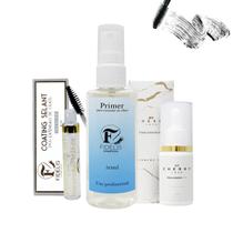 Kit P/ Extensão de cílios Finalizador Selante Primer