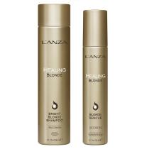 Kit p/ Fios Loiros Lanza Blonde Bright Shampoo + Leave-in Blonde Rescue