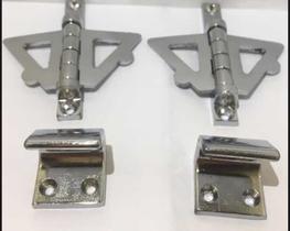 Kit P Janela Borboleta E Levantador + Trinco Cromado Isero