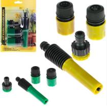 Kit p/ Mangueira c/4pcs Esguicho Multinível Ajustável