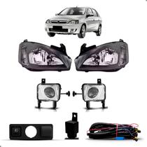 Kit P/ Montana Sport 2008 A 12 Par Farois Fumê E Kit Milha Kit P/ Montana Sport 2008 A 12 Par Farois Fumê E Kit Milha